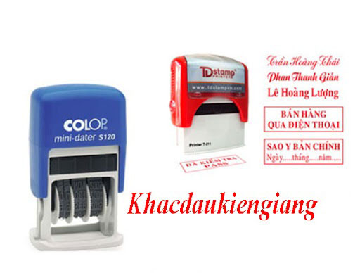 Khắc dấu tại Kiên Giang